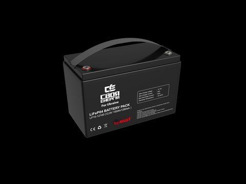 Акумулятор MUST LiFePO4 LP1500-12100 12V100Ah MUST 12.100 фото
