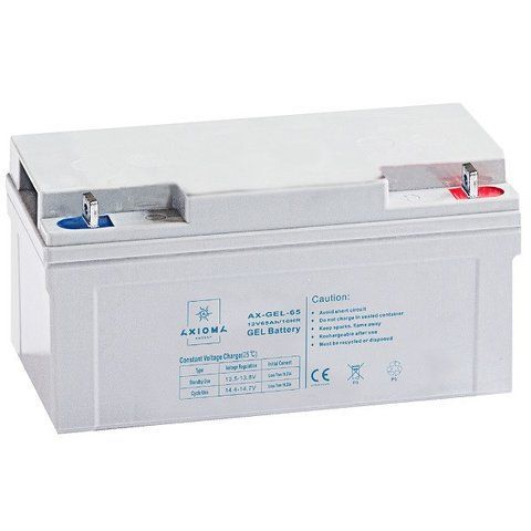 Акумулятор гелевий 65Ач 12В AX-GEL-65, AXIOMA energy AX 65 GEL фото